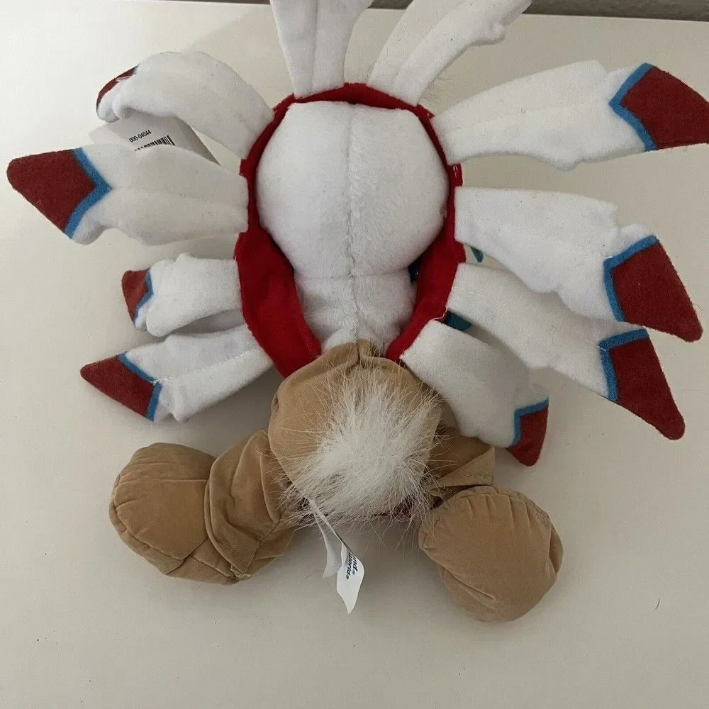 Disney Disneyland Frontierland Donald Duck Indian Bean Bag Plush with Tag
